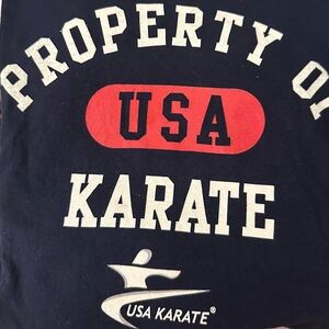 Olympic Team USA KARATE Navy Blue T-Shirt 3XL
